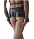 Dehnbarer Minirock aus glänzendem Wetlook-Material | Regnes Fetish Planet