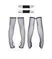 Netzstoff-Armstulpen mit Wetlook-Kante und Metallclips | Regnes Fetish Planet Netzstoff-Armstulpen mit Wetlook-Kante und Metallclips | Regnes Fetish Planet
