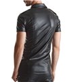 Herren Wet-Look Hemd mit Stehkragen und Metallknöpfen | Regnes Fetish Planet Herren Wet-Look Hemd mit Stehkragen und Metallknöpfen | Regnes Fetish Planet