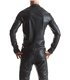 Extravagante Mesh-Jacke mit Wetlook-Elementen und vertikalen Linien | Regnes Fetish Planet