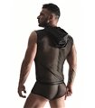 Transparentes Netz-Kapuzenshirt mit Wetlook-Details | Regnes Fetish Planet Transparentes Netz-Kapuzenshirt mit Wetlook-Details | Regnes Fetish Planet