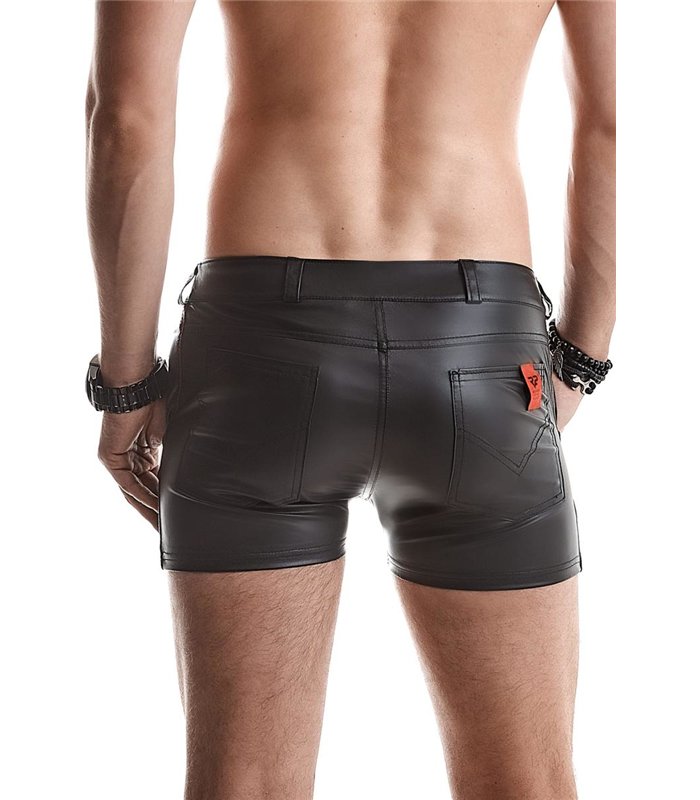 Herren Shorts mit Taschen, Gürtelschlaufen und Alcantara-Etikett | Regnes Fetish Planet