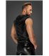 Kapuzenshirt mit Zwei-Wege Zipper Ärmellos Lounge Design | Noir Handmade Men