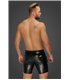 Herren Shorts im Schlangen Wetlook mit Knopf und Reißverschluss | Noir Handmade Men