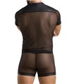 Erotisches Herren-Dessous-Set mit Knöpfen und Netzeinsätzen | Passion Menswear Erotisches Herren-Dessous-Set mit Knöpfen und Netzeinsätzen | Passion Menswear
