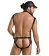 Harness Set mit Netzdetails und Metallelementen | Passion Menswear
