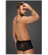 Männer Shorts mit Leoparden Flock Muster | Noir Handmade Men