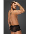 Männer Shorts mit Leoparden Flock Muster | Noir Handmade Men