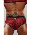 Netz-Tanga mit Vinyl-Einsatz | Regnes Fetish Planet Netz-Tanga mit Vinyl-Einsatz | Regnes Fetish Planet