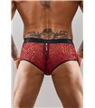 Erotische Netz-Shorts mit Reißverschluss und Zebramuster | Regnes Fetish Planet Erotische Netz-Shorts mit Reißverschluss und Zebramuster | Regnes Fetish Planet