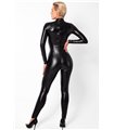 Powerwetlook Catsuit mit rückseitigem Reißverschluss | Noir Handmade