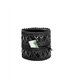 Handgelenktasche mit verstecktem Reißverschluss, elegantes Design | Noir Handmade
