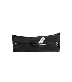 Handgelenk-Geldbörse mit verstecktem Reißverschluss für Herren | Noir Handmade Men