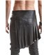 Herren Asymmetrischer Rock mit vertikalen Falten und Gürteldetails | Regnes Fetish Planet