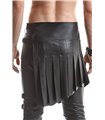Herren Asymmetrischer Rock mit vertikalen Falten und Gürteldetails | Regnes Fetish Planet Herren Asymmetrischer Rock mit vertikalen Falten und Gürteldetails | Regnes Fetish Planet