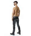 Herren Lack-Hose mit Taschen und Regenbogen-Akzent | Regnes Fetish Planet Herren Lack-Hose mit Taschen und Regenbogen-Akzent | Regnes Fetish Planet