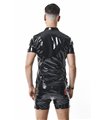 Herren Poloshirt aus glänzendem Lack-Optik Material | Regnes Fetish Planet Herren Poloshirt aus glänzendem Lack-Optik Material | Regnes Fetish Planet