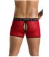 Herren Netz-Shorts mit Samtflock und breitem Gummibund | Passion Menswear