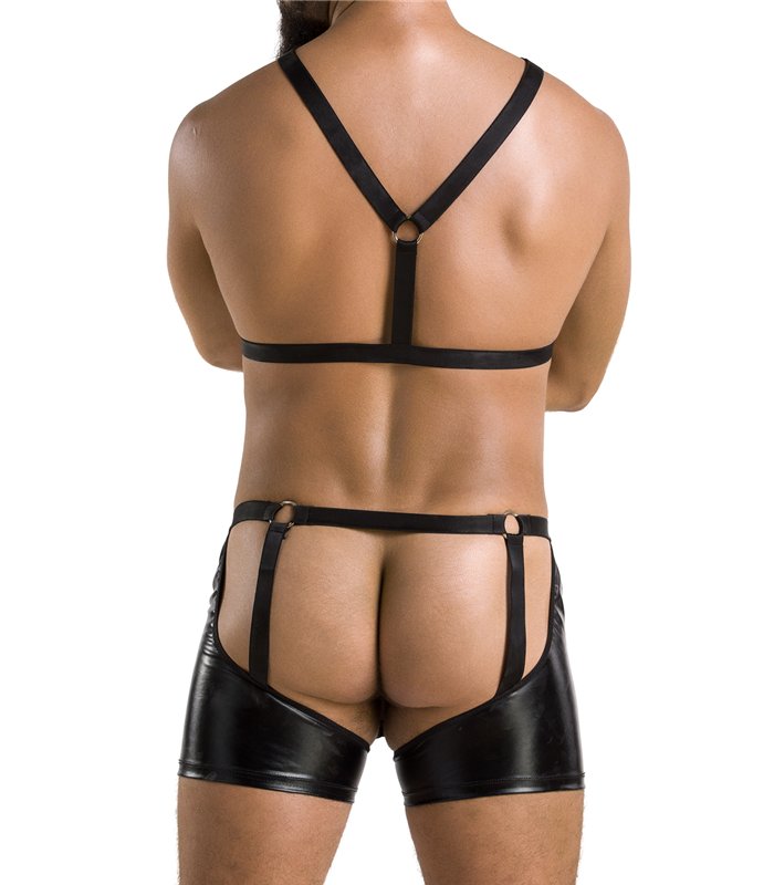 2-teiliges Herren Set mit Gummibändern und Metallringen | Passion Menswear