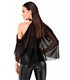 Transparenter Neckholder-Bolero mit Druckknöpfen | Noir Handmade