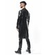 Herren Lack-Trenchcoat mit Taillenbetonung | Regnes Fetish Planet