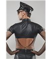 Militärisches Crop-Top mit Schulterklappen und Patches | Regnes Fetish Planet Militärisches Crop-Top mit Schulterklappen und Patches | Regnes Fetish Planet