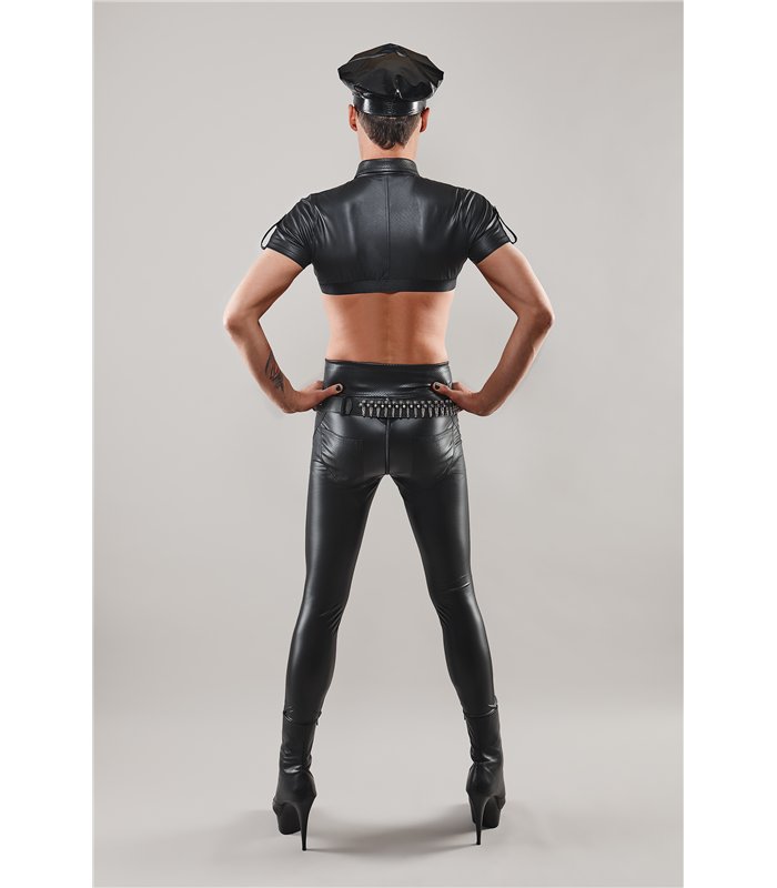 Wetlook Herren Leggings mit 360° Dehnung und abnehmbaren Reißverschlüssen | Regnes Fetish Planet