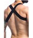 Herren-Geschirr mit gekreuzten Bändern und Front-Logo | CUT4MEN