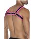 Männer Harness mit Metallringen und verstellbaren Druckknöpfen | CUT4MEN