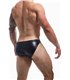 Knapper Herren-Slip aus glänzendem, elastischem Material | CUT4MEN
