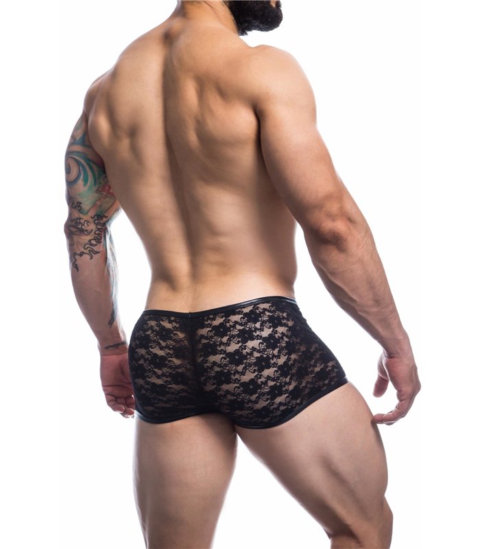 Herren Boxershorts mit Spitze und Suspensorium | CUT4MEN