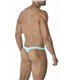 Brazilian Thong aus Mikrofaser mit gummiertem Logo | CUT4MEN