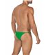 Herren-Tanga aus weicher Mikrofaser mit gummiertem Logo | CUT4MEN