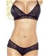 Elegantes Spitzen-Dessous-Set mit verstellbarem BH und Tanga | Provocative