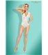 Eleganter Spitzen-Body mit Tüll-Einsätzen und zarter Transparenz | Provocative