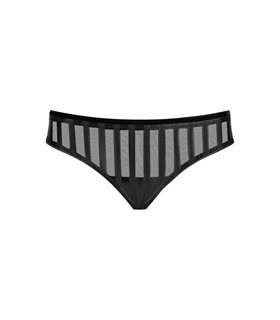 Transparenter Tüll-String mit zarter Spitzenborte | Petite Noir Transparenter Tüll-String mit zarter Spitzenborte | Petite Noir
