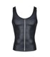 Muscle-Shirt im Wetlook mit Netz-Einsatz | Regnes Fetish Planet