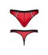 Dehnbarer Netz-String mit breitem Gummibund und transparentem Design | Regnes Fetish Planet