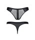 Transparenter Netz-Slip mit elastischem Bund aus Wetlook-Material | Regnes Fetish Planet