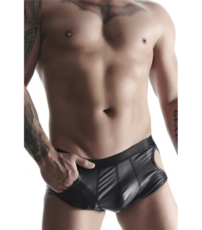 Wetlook-Short mit breitem Bund | Regnes Fetish Planet