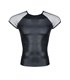 Transparentes Tüll-Shirt mit matter Wetlook-Oberfläche | Regnes Fetish Planet