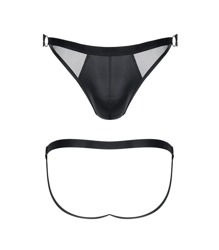 Jock Slip mit Tüll und Wetlook-Einsatz | Regnes Fetish Planet