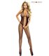 Transparentes Netz-Bodystocking mit Öffnung im Schritt | Provocative