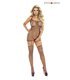 Straps-Netzkleid mit transparenten Einsätzen und elastischem Schnitt | Provocative