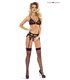Elegantes Dessous-Set mit Spitze, Netz und Satin-Elementen | Provocative