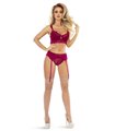 Elegantes Dessous-Ensemble mit Spitze und Netzstoff, Bügel-BH | Provocative Elegantes Dessous-Ensemble mit Spitze und Netzstoff, Bügel-BH | Provocative