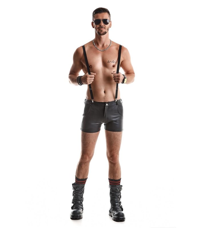 Elegante Hosenträger mit 3 Metallverschlüssen und verstellbaren Trägern | Regnes Fetish Planet