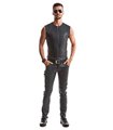 Herren Wetlook Weste mit Doppel-Reißverschluss | Regnes Fetish Planet Herren Wetlook Weste mit Doppel-Reißverschluss | Regnes Fetish Planet