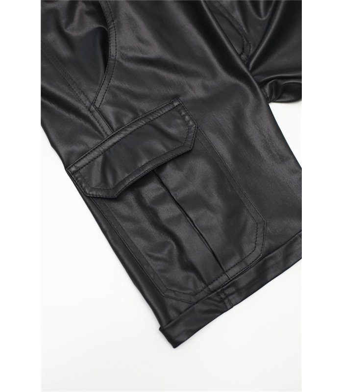 Cargo-Shorts mit 6 Taschen und Alcantara-Etikett | Regnes Fetish Planet