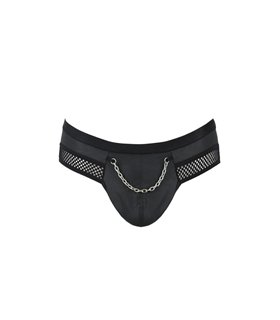 Ouvert-Slip mit Metallkette und Netzeinsatz | Passion Menswear Ouvert-Slip mit Metallkette und Netzeinsatz | Passion Menswear